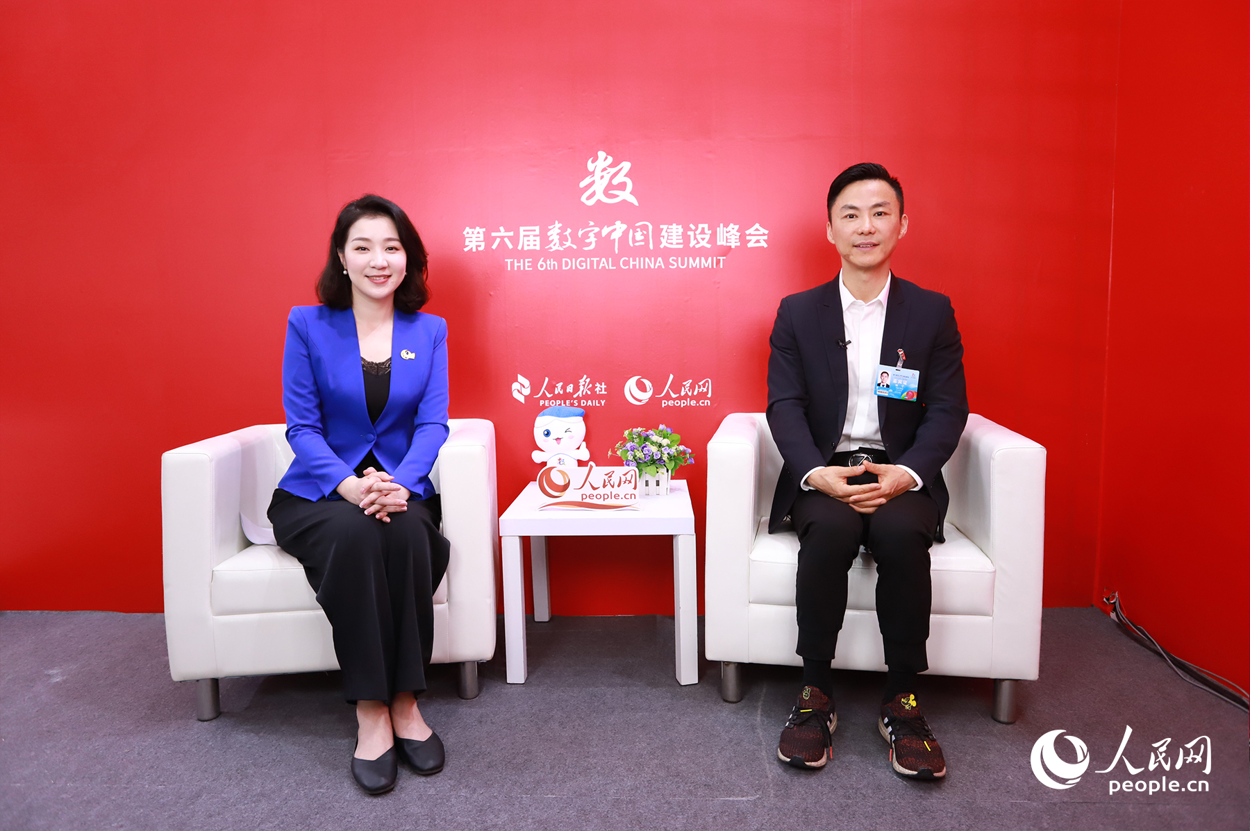 中国城市规划设计研究院院长王凯接受人民网专访。人民网 叶青卿摄